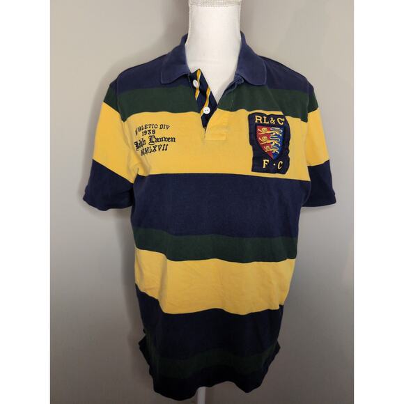 Polo Ralph Lauren Other - Polo Ralph Lauren striped classic preppy Y2k equestrian polo collared shirt
